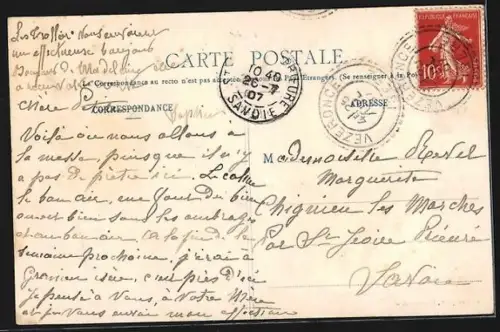 AK St-Sorlin /Isère, Vue générale du village et des collines environnantes