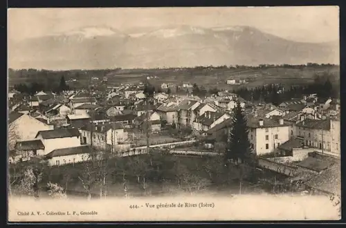 AK Rives /Isère, Vue générale de Rives, Isère