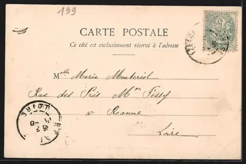 AK Rives /Isère, Vue générale de Rives, Isère