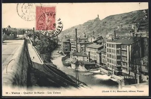 AK Vienne, Quartier St-Martin, Les Usines