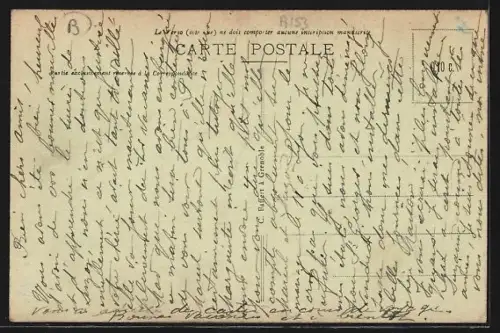 AK Le Grand-Lemps /Isère, La Place et l`église