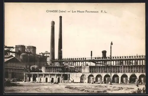 AK Chasse /Isère, Les Hauts Fourneaux P. L