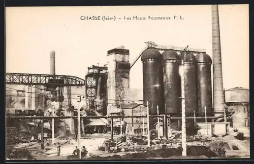 AK Chasse /Isère, Les Hauts Fourneaux P. L