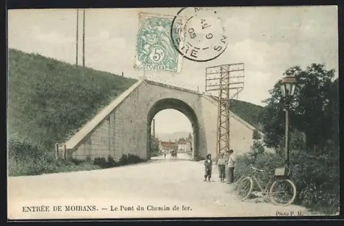 AK Moirans, Le Pont du Chemin de fer à l`entrée de Moirans