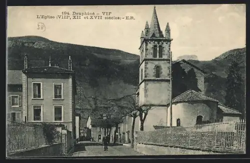 AK Vif, L`Église, VIIIe, XIIe et XVIIe siècles