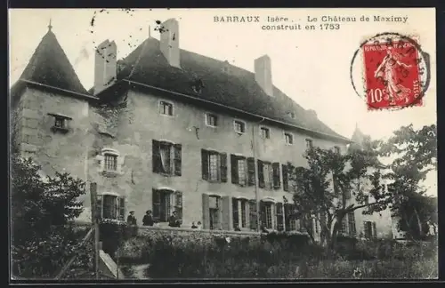 AK Barraux /Isère, Le Château de Maximy construit en 1753