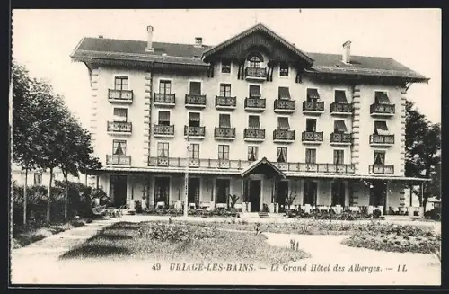 AK Uriage-les-Bains, Le Grand Hôtel des Alberges
