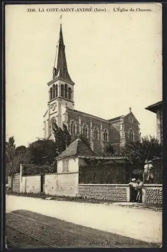 AK La Côte-Saint-André /Isère, L`Église du Chuzeau