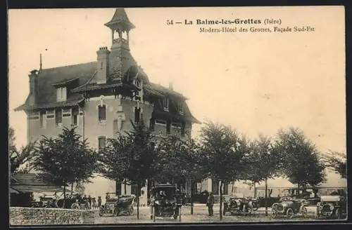 AK La Balme-les-Grottes /Isère, Modern-Hôtel des Grottes, Facade Sud-Est