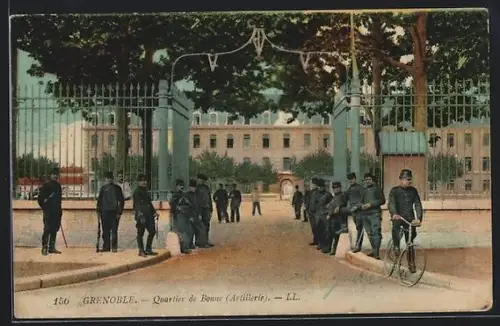 AK Grenoble, Quartier de Bonne, Artillerie