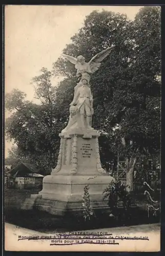 AK Château-du-Loir, Monument élevé à la Mémoire des Enfants morts pour la Patrie 1914-1918