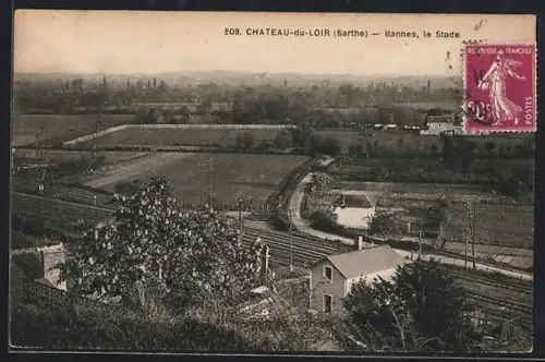 AK Château-du-Loir /Sarthe, Bannes, le Stade