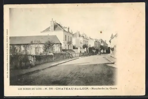 AK Château-du-Loir, Route de la Gare