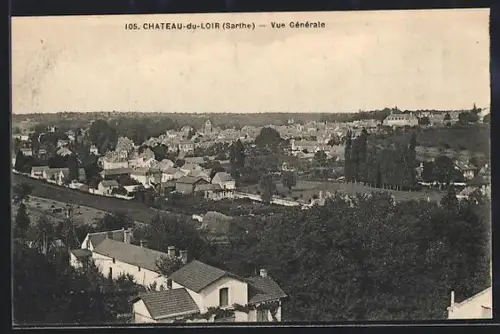 AK Château-du-Loir /Sarthe, Vue Générale