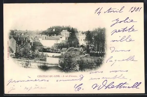 AK Château-du-Loir, À vol d`oiseau