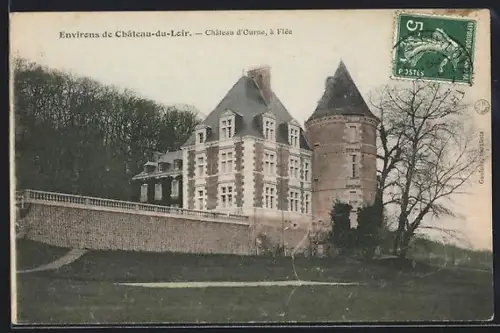 AK Flée /Château-du-Loir, Château d`Ourne à Flée