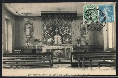 AK Le Mans, Institution N. D. du Pré, La Chapelle