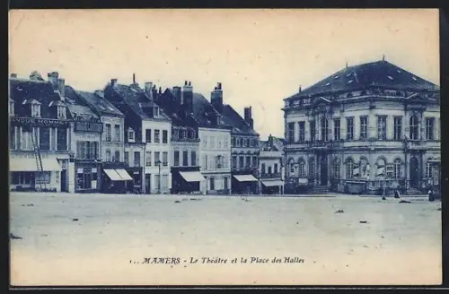 AK Mamers, Le Théâtre et la Place des Halles