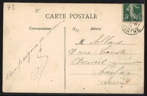 AK Mamers, Résidence de M. Caillaux, Député de la Sarthe, Ministre des Finances