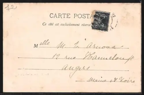 AK Sablé, Vue du Jardin Public