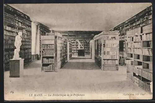 AK Le Mans, La Bibliothèque de la Préfecture
