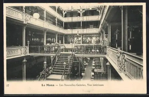 AK Le Mans, Les Nouvelles Galeries, Vue intérieure