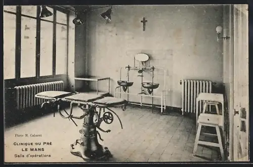 AK Le Mans, Clinique du Pré, salle d`opérations