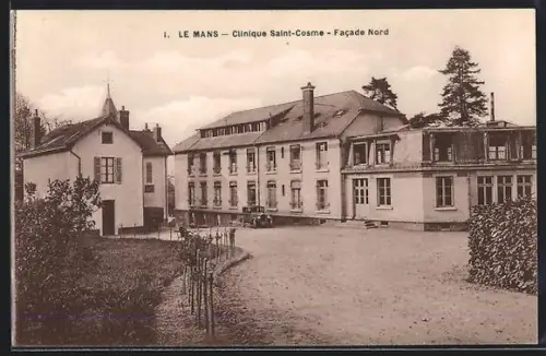 AK Le Mans, Clinique Saint-Cosme, Facade Nord