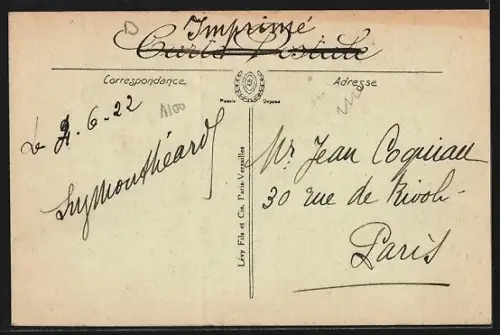 AK Mamers, Vue panoramique prise de la Gare