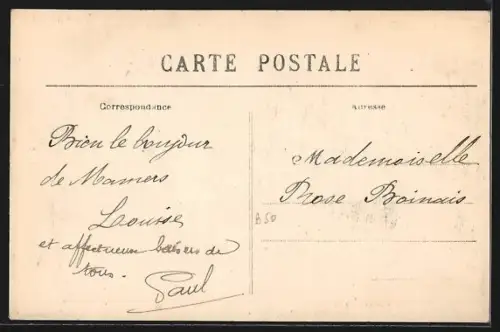 AK Mamers, 115e Régiment d`Infanterie, Caserne Gaulois avec soldats à l`entrée