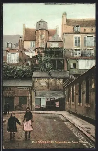 AK Le Mans, Vieilles Maisons rue des Fossés St-Pierre