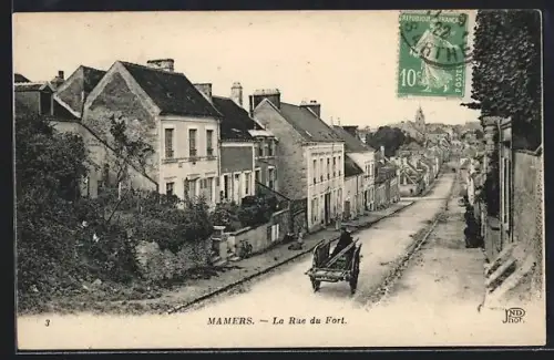 AK Mamers, La Rue du Fort
