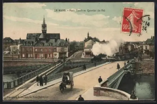 AK Le Mans, Pont Yssoir et Quartier du Pré