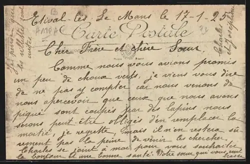 AK Le Mans, Rue Nationale animée avec passants et boutiques