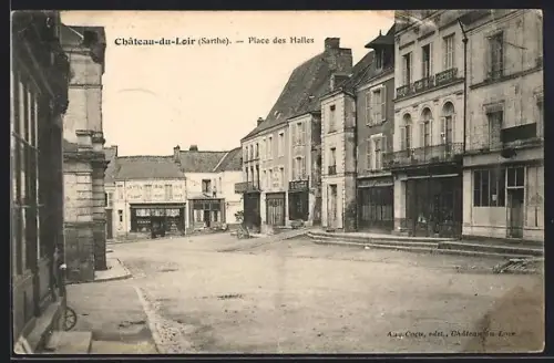 AK Château-du-Loir /Sarthe, Place des Halles