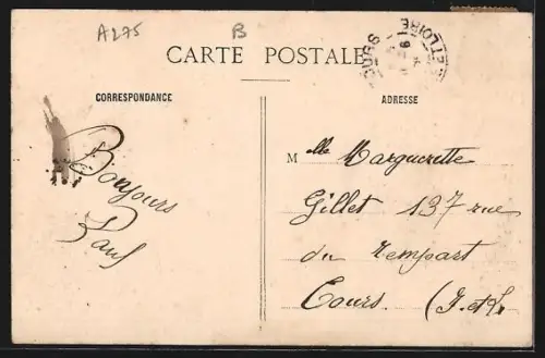 AK Château-du-Loir, Salut de Château-du-Loir avec vues intégrées dans le mot Salut