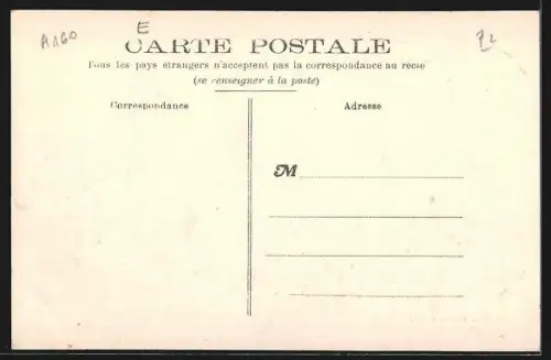 AK Château-du-Loir, Église et rue avec calèche