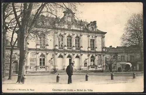 AK Château-du-Loir, Hôtel de Ville