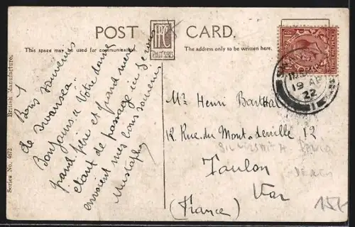 AK Swansea, Castle Street looking towards High Street, Strassenbahn