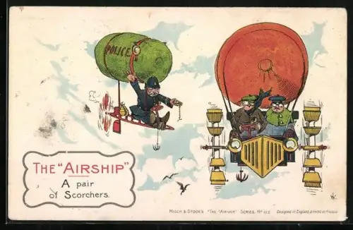 AK The Airship, a pair of scorchers, Zeppelin