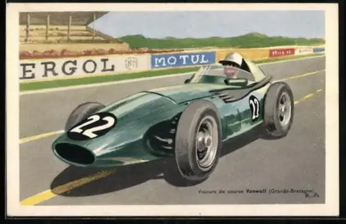 AK Vanwall beim Autorennen