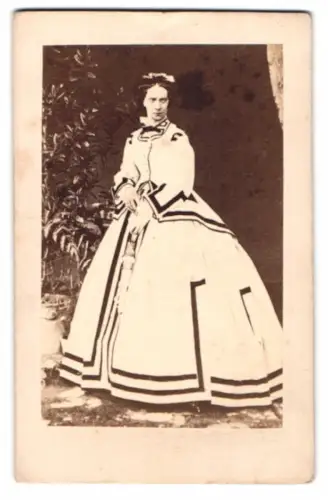 Fotografie Portrait Zarin Maria Alexandrowna von Russland, Prinzessin Maria von Hessen-Darmstadt