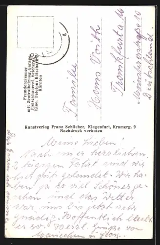 AK Kötschach im Gailtal, Ortsansicht und Gasthof Engl