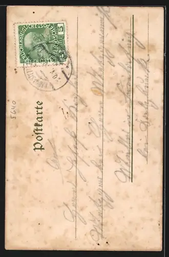 AK Badgastein, Teilansicht mit Kirche