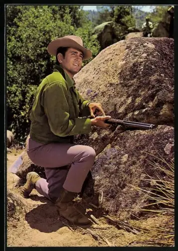 AK Little Joe aus Bonanza geht in Deckung