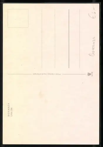 AK Little Joe aus Bonanza geht in Deckung