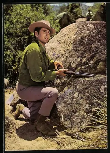 AK Little Joe aus Bonanza geht in Deckung