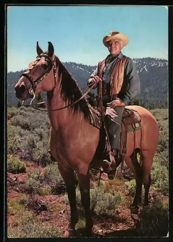 AK Bonanza, Ben Cartwright auf seinem Pferd, Lorne Greene