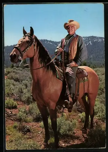 AK Bonanza, Ben Cartwright auf seinem Pferd, Lorne Greene
