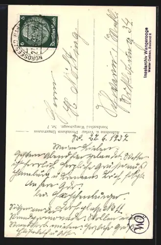 AK Wangerooge, Leuchtfeuer am Leuchtturm